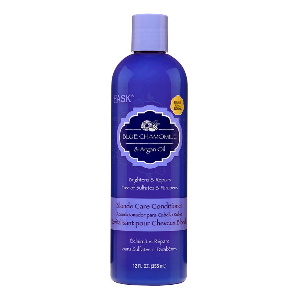 HASK Blue Chamomile & Argan Oil Blonde Care Conditioner (12oz)