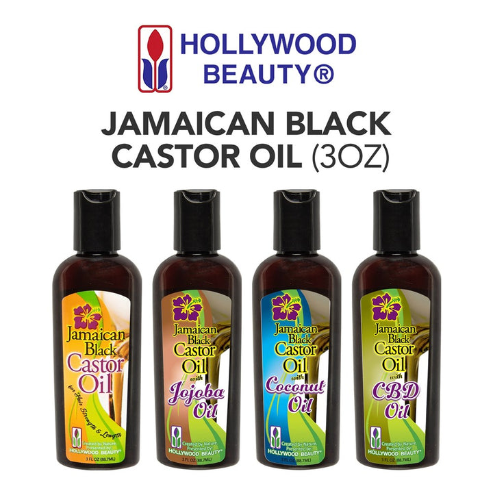 HOLLYWOOD BEAUTY Jamaican Black Castor Oil (3oz)