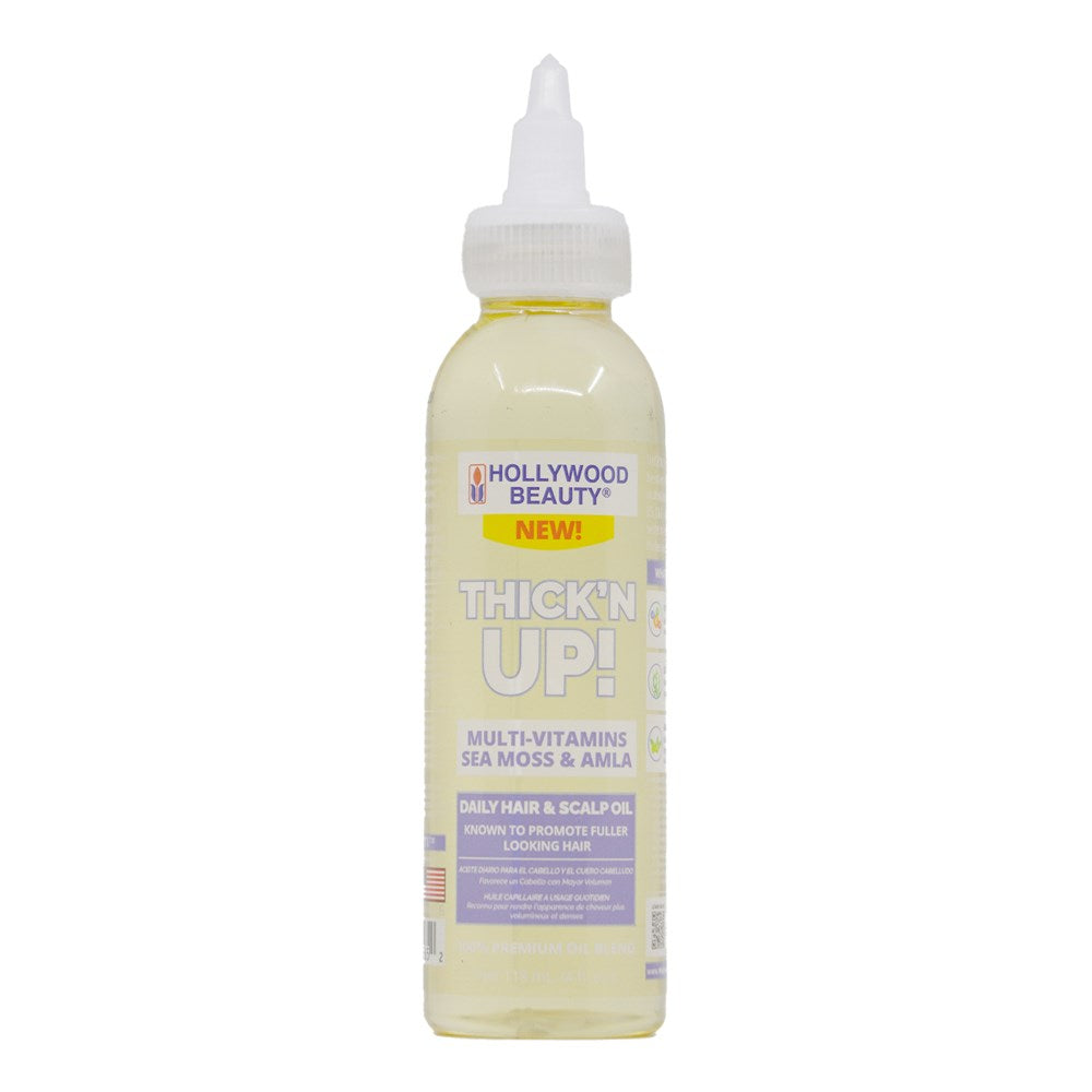 HOLLYWOOD BEAUTY Thick'n Up Sea Moss & Amla Hair & Scalp Oil (4oz)