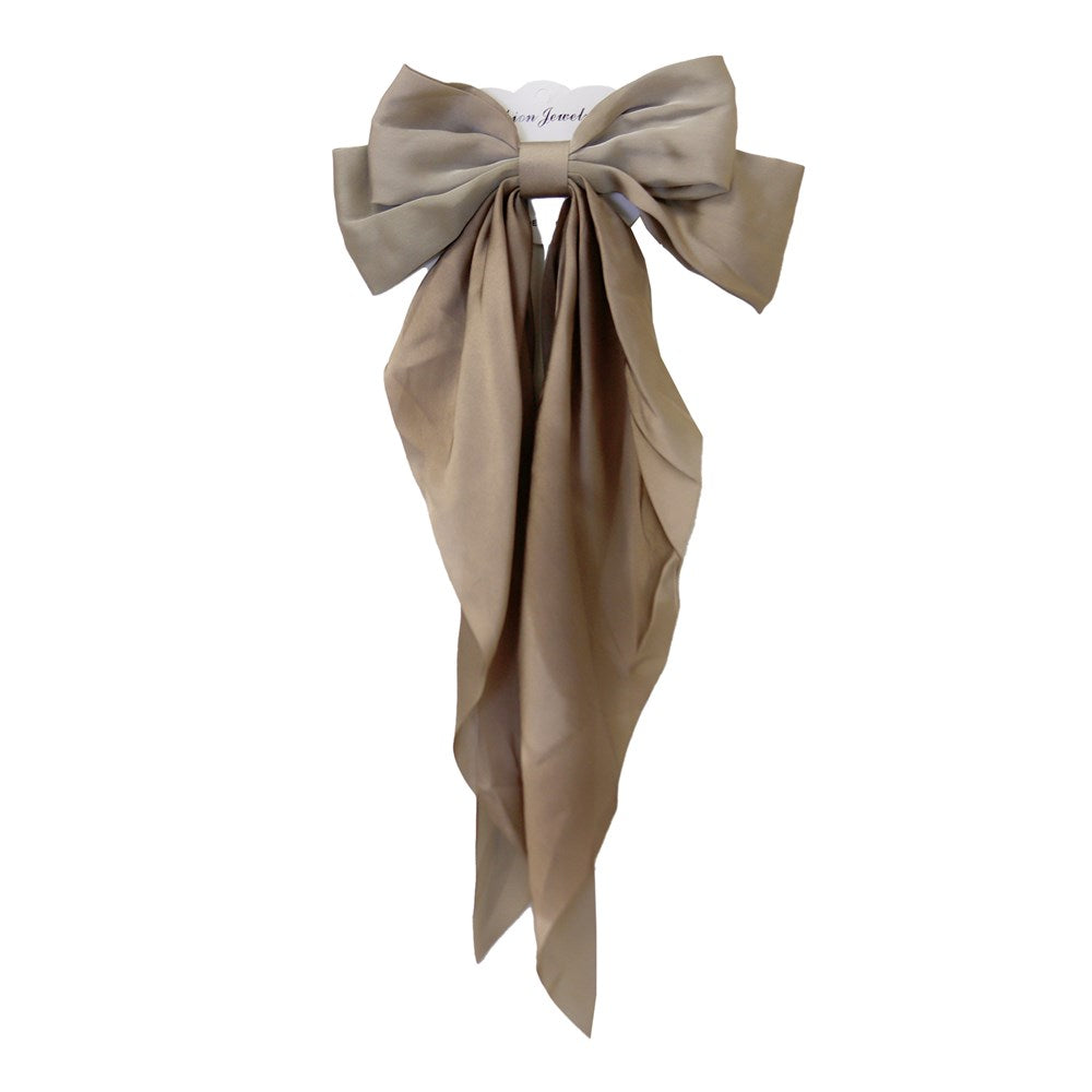 KIM & C Satin Long Tail Hair Bow