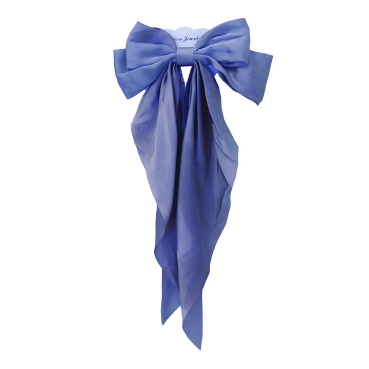 KIM & C Satin Long Tail Hair Bow