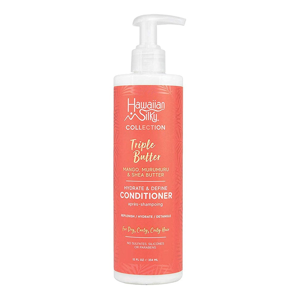 HAWAIIAN SILKY Triple Butter Hydrate & Define Conditioner(12oz)