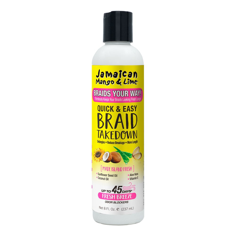 JAMAICAN MANGO & LIME Braids Your Way Braid Take Down