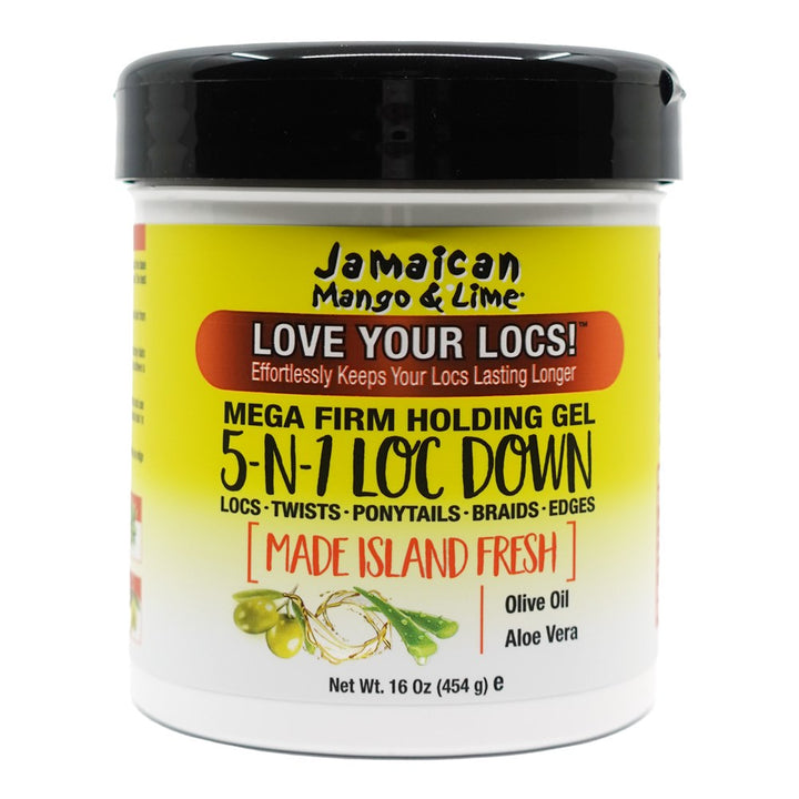 JAMAICAN MANGO & LIME 5 In 1 Loc Down Mega Firm Holding Gel