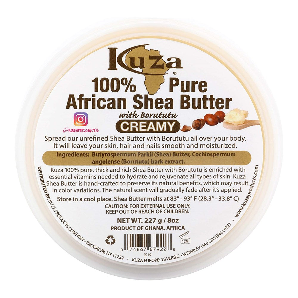 KUZA 100% African Shea Butter Yellow [Creamy]