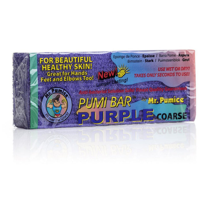 MR. PUMICE Purple Pumi Bar (2 Sided / Coarse / 5" Long)