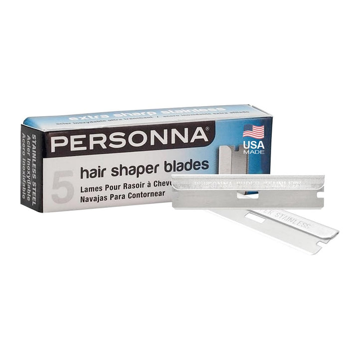 PERSONNA 60pc Hair Shaper Blades [12 Packs of 5 Blades]