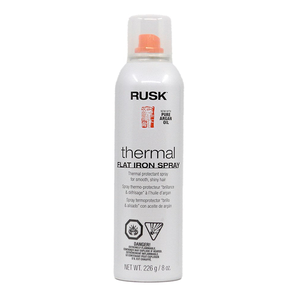 RUSK Thermal Flat Iron Spray with Argan Oil (8.8oz)