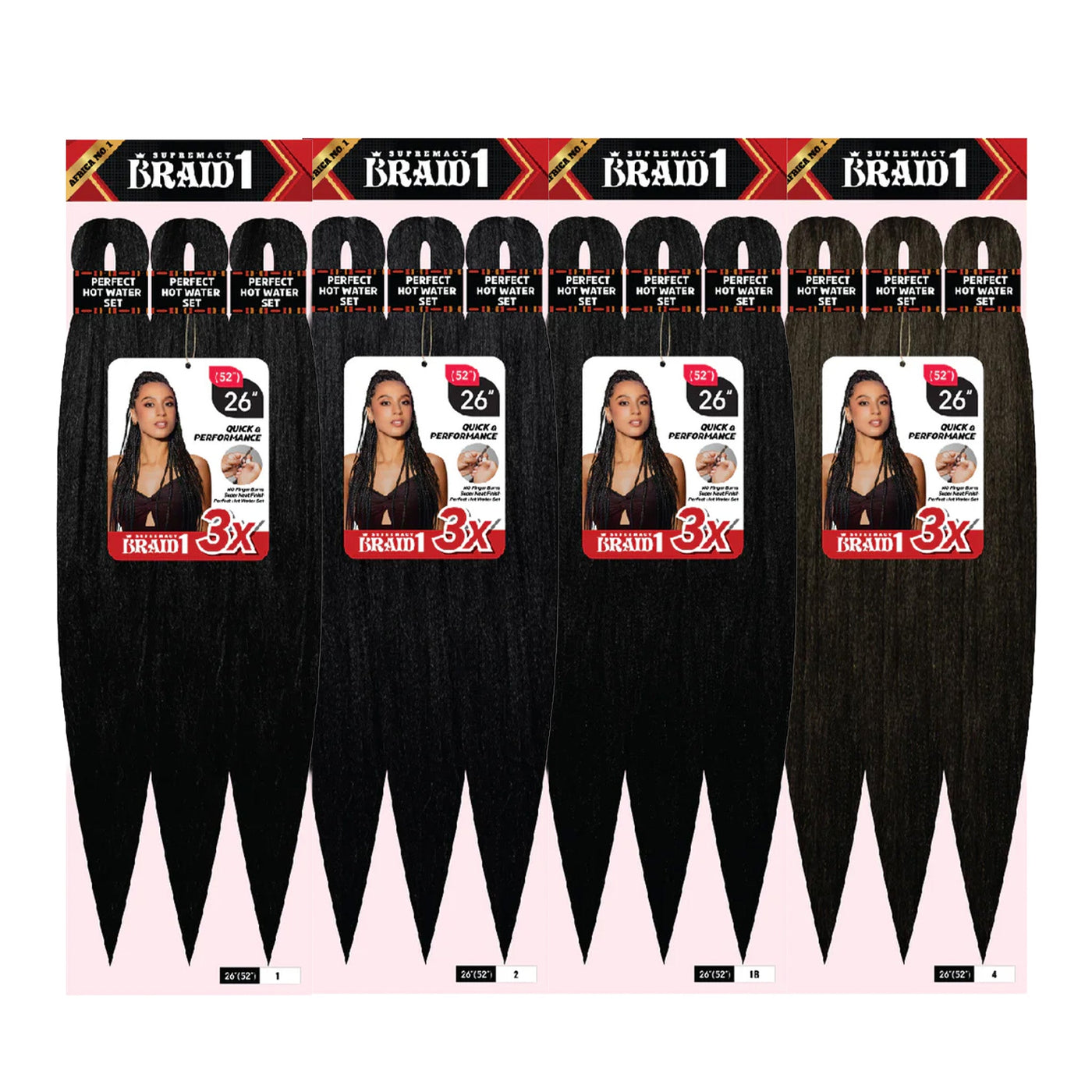 SUPREMACY BRAID1 3X Pre-Stretched Braid (26inch)