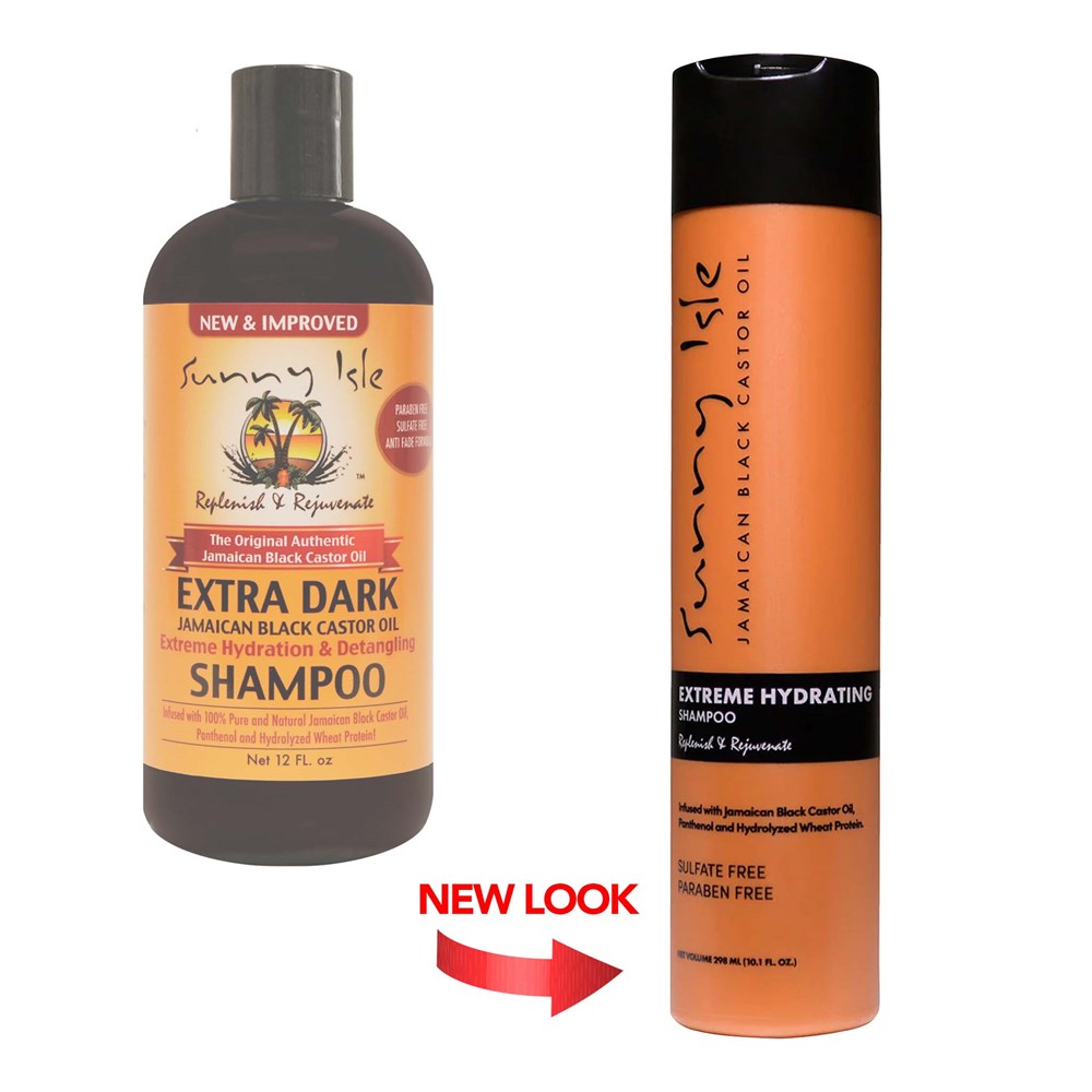 SUNNY ISLE Jamaican Black Castor Oil Shampoo [Extra Dark]