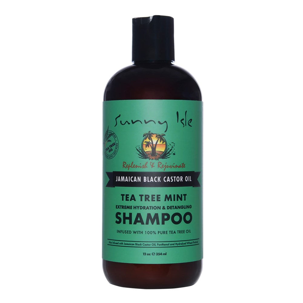 SUNNY ISLE Jamaican Black Castor Oil Tea Tree Mint Shampoo