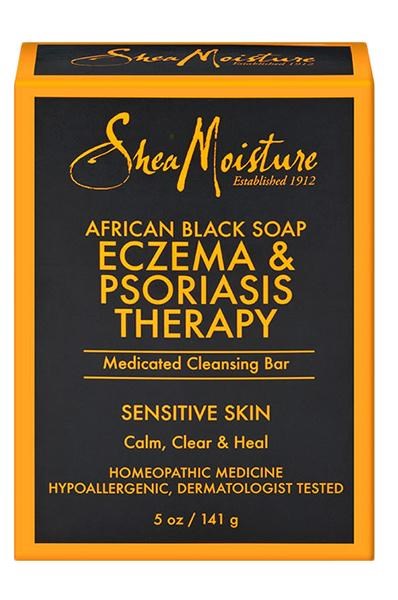 SHEA MOISTURE African Black Soap Eczema&Psoriasis Therapy Soap (5oz)