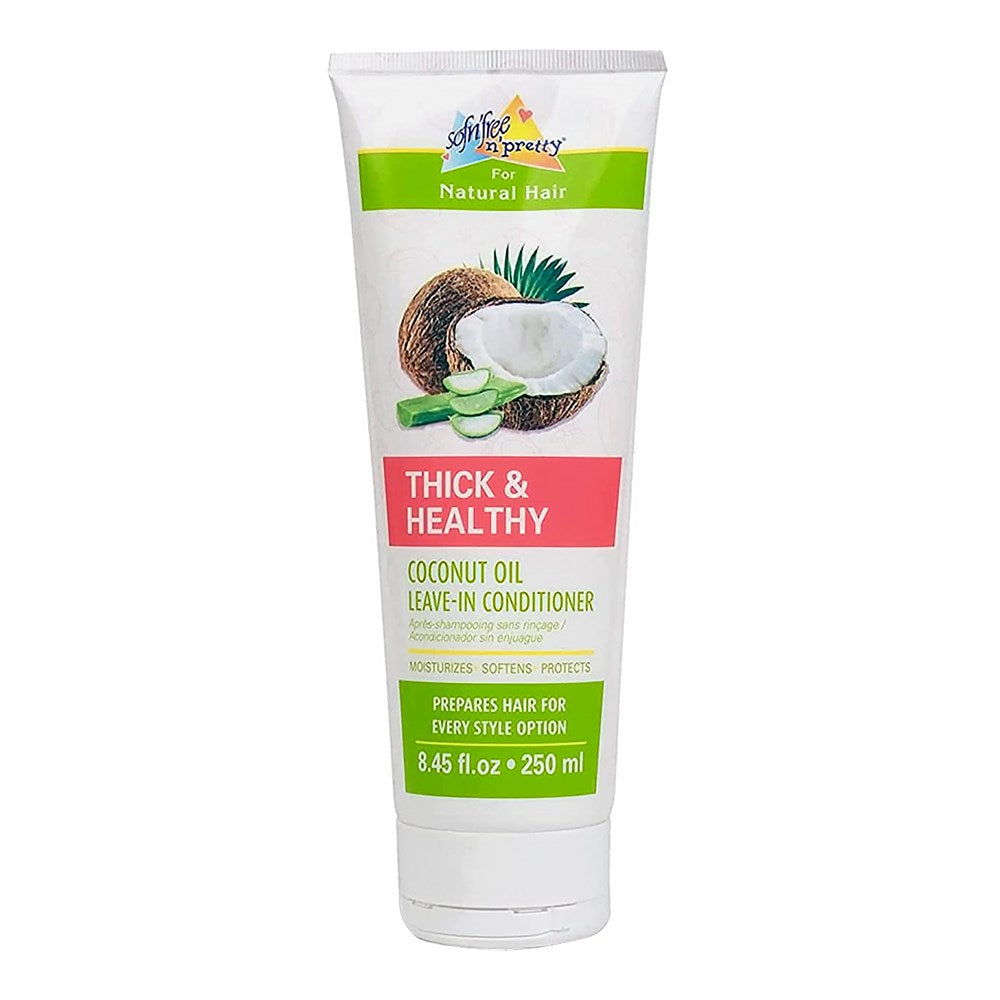 SOFN'FREE Pretty Thick & Healthy Coconut Oil Leave In Conditioner (8.45oz)