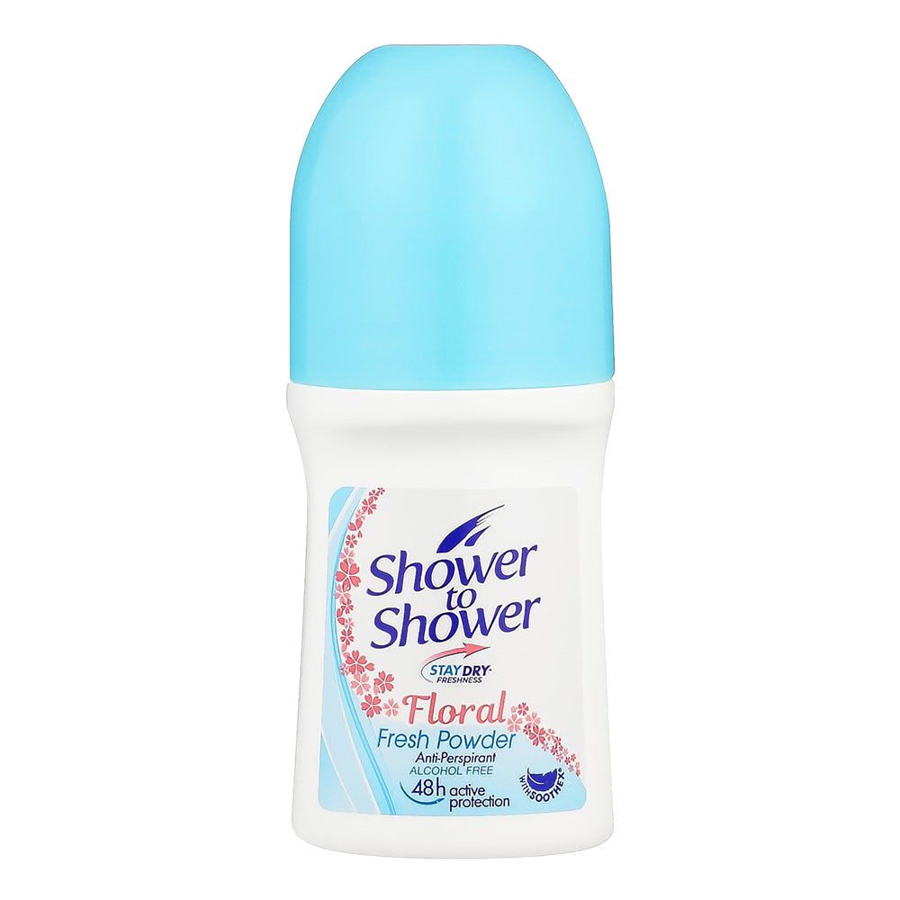 Shower to Shower Women Roll On Deodorants (50ml/1.69oz)