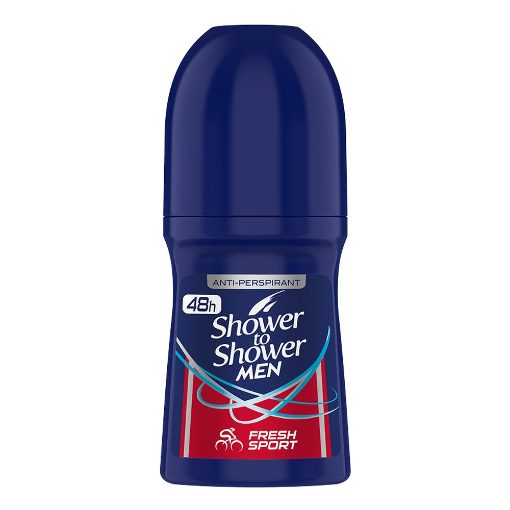 Shower to Shower Mens Roll On Deodorants (50ml/1.69oz)