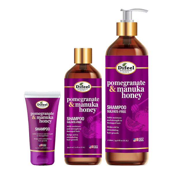 Difeel(Sunflower)  Pomegranate & Manuka Honey Sulfate Free Shampoo