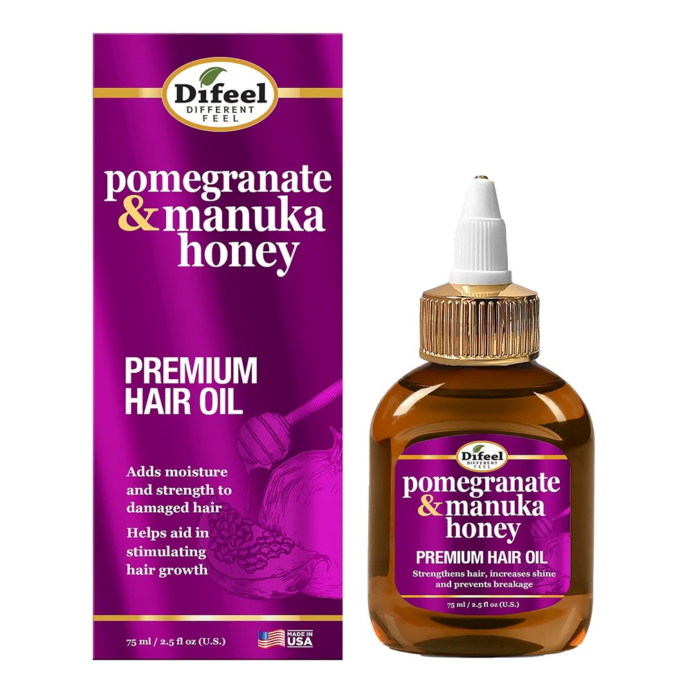 Difeel(Sunflower) Pomegranate & Manuka Honey Premium Hair Oil (2.5oz)