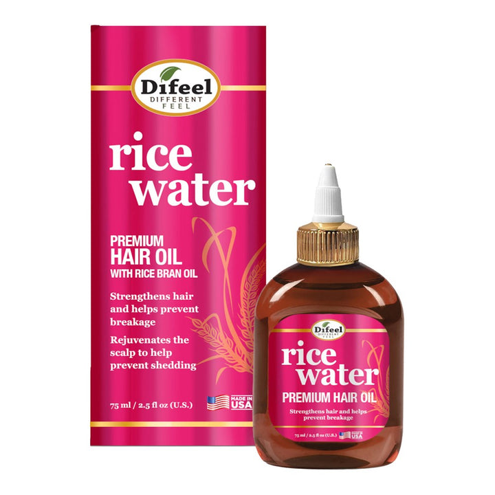 Difeel (Sunflower) Rice Water Premium Hair Oil (2.5oz)