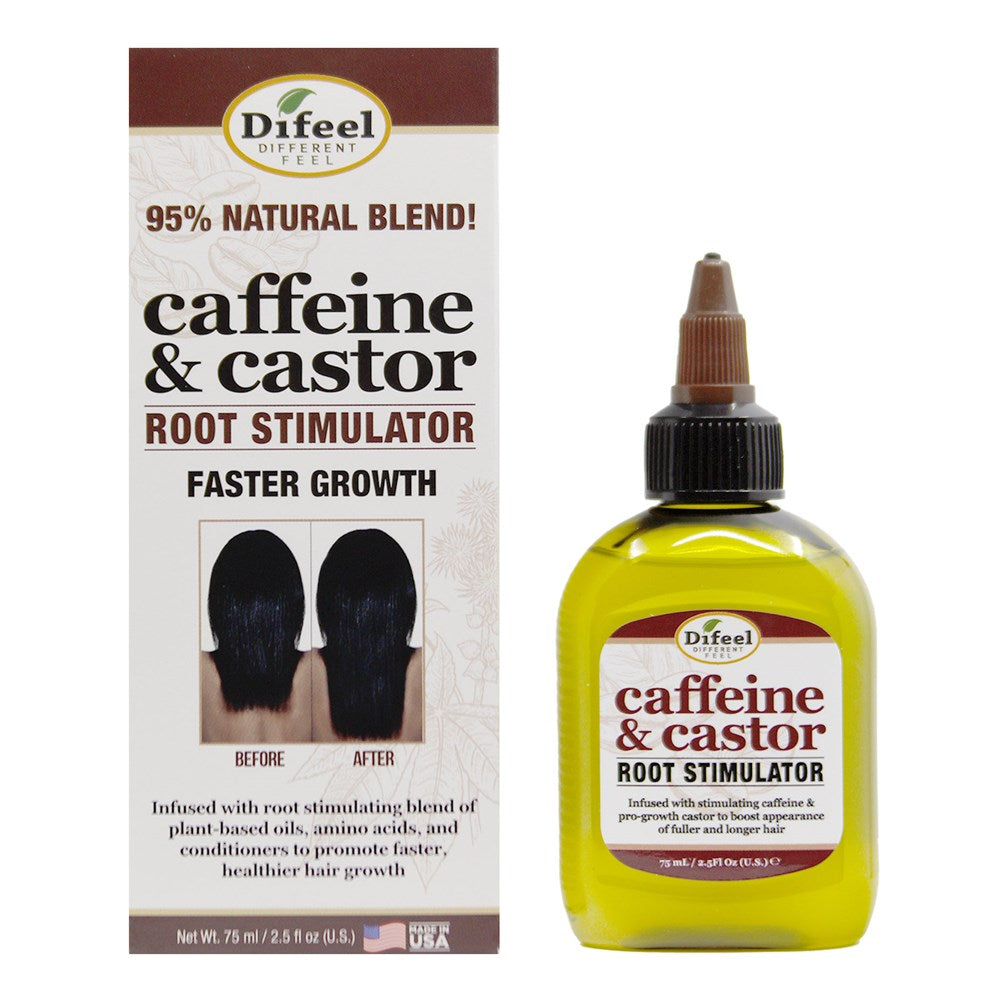 Difeel (Sunflower) Caffeine & Castor Faster Growth Root Stimulator (2.5oz)