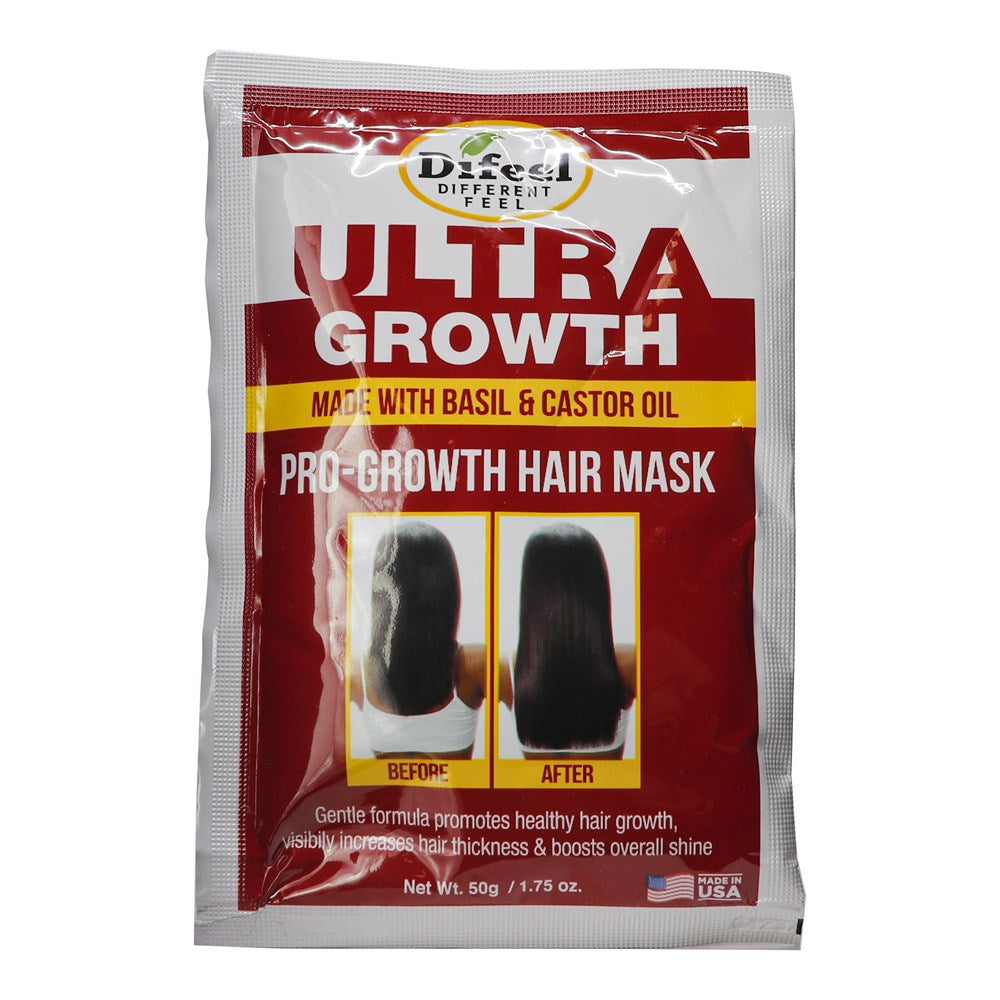 SUNFLOWER Difeel Ultra Growth Basil & Castor Oil Hair Growth Hair Mask Packet