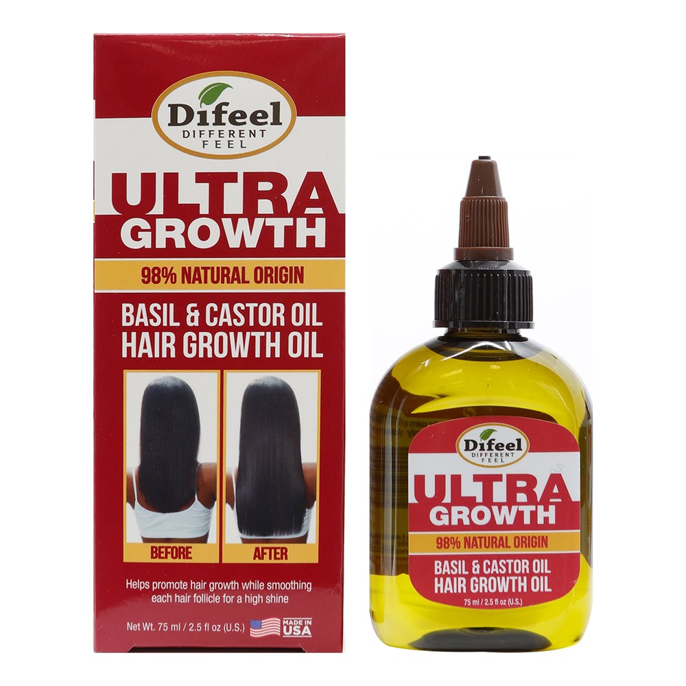 SUNFLOWER Difeel Ultra Growth Basil & Castor Oil Hair Growth Oil