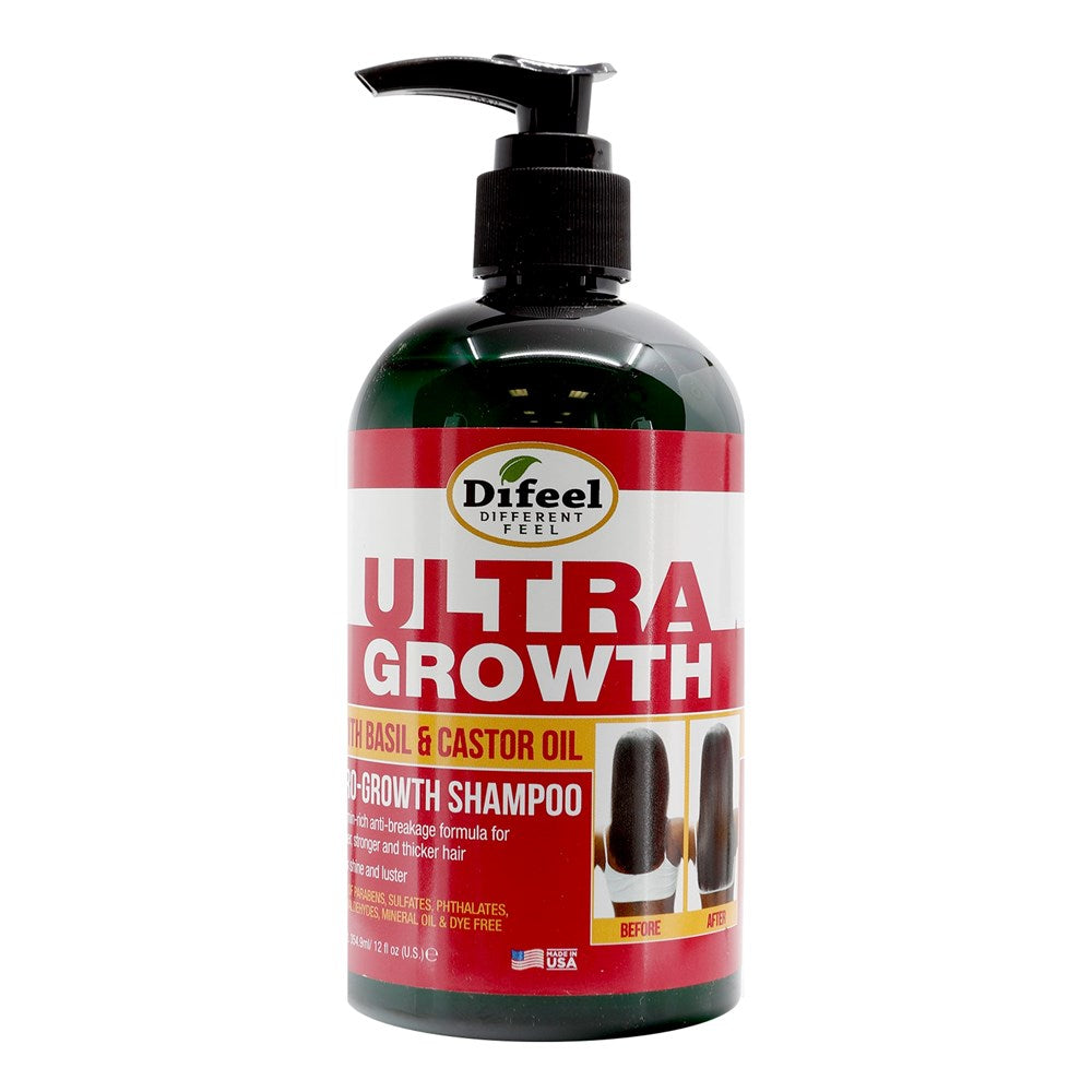 SUNFLOWER Difeel Ultra Growth Basil & Castor Oil Pro-Growth Shampoo