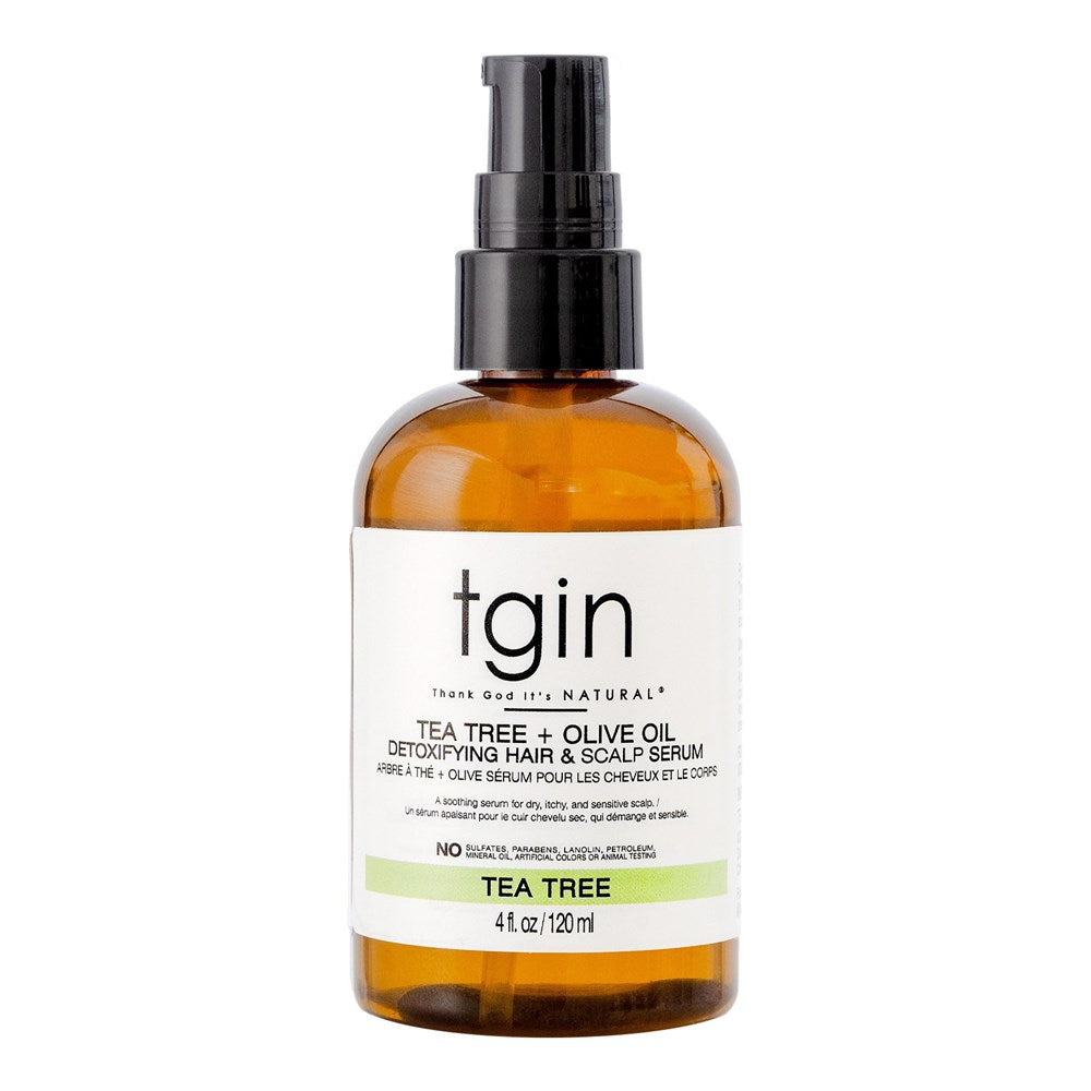 TGIN TEA TREE + OLIVE OIL Detoxifying Hair & Scalp Serum