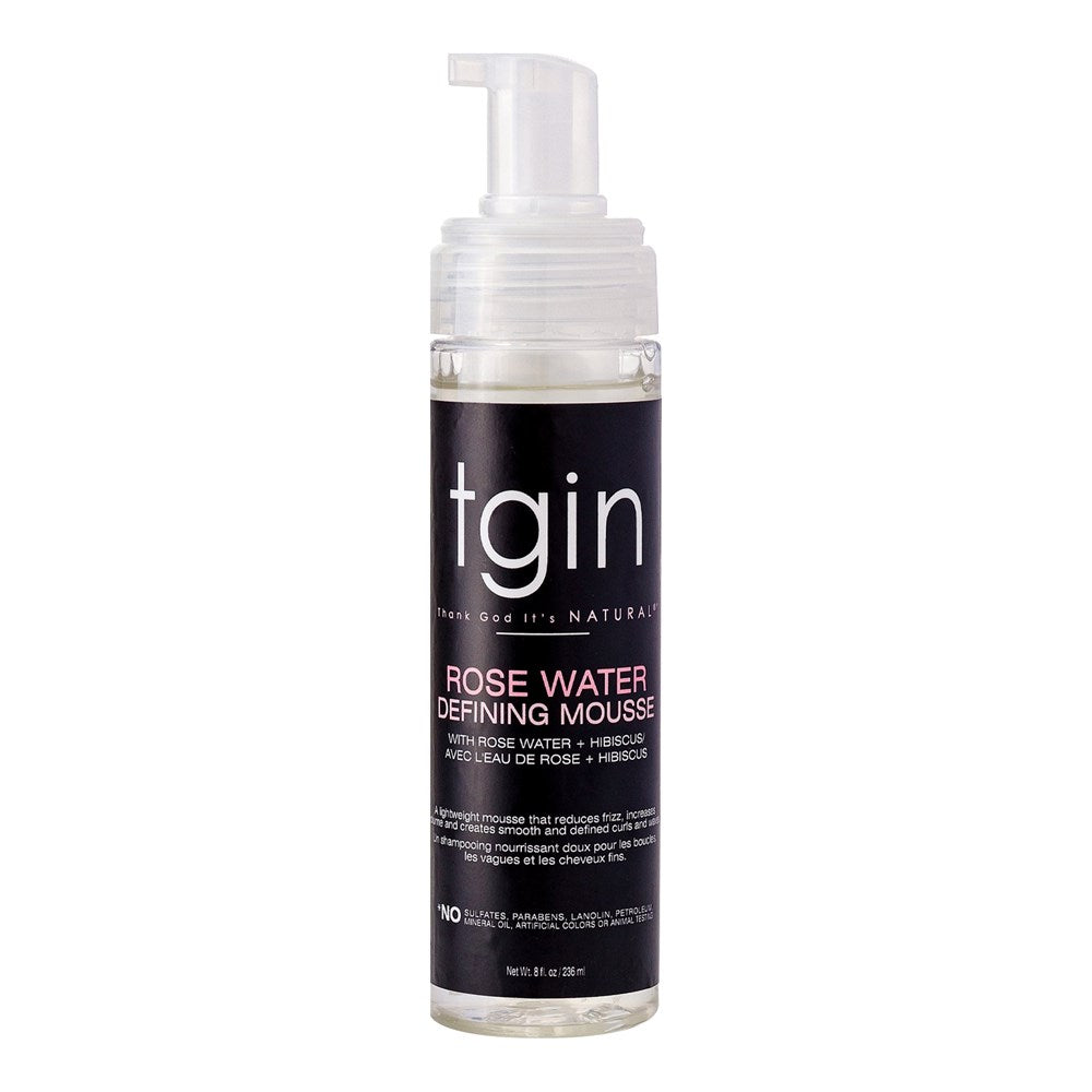 TGIN Rose Water Curl Defining Mousse