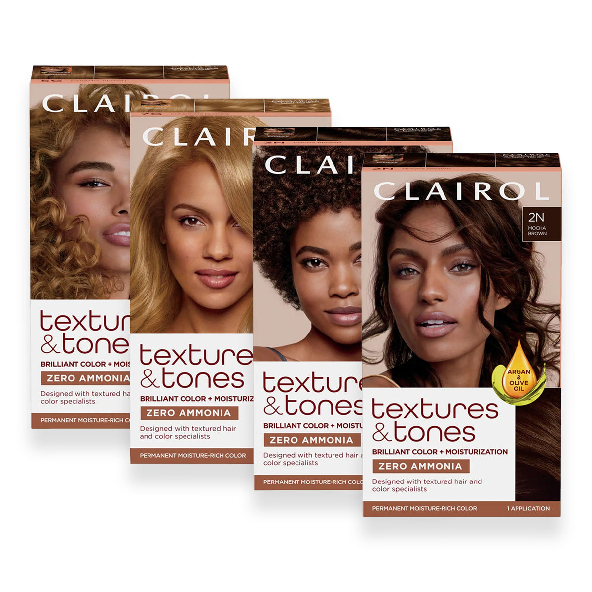 TEXTURES & TONES Permanent Moisture Rich Hair Color Kit