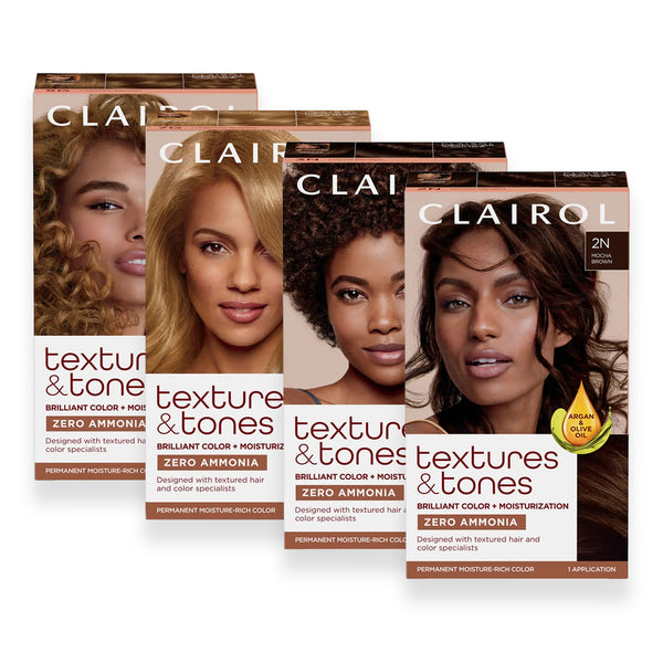 TEXTURES & TONES Permanent Moisture Rich Hair Color Kit