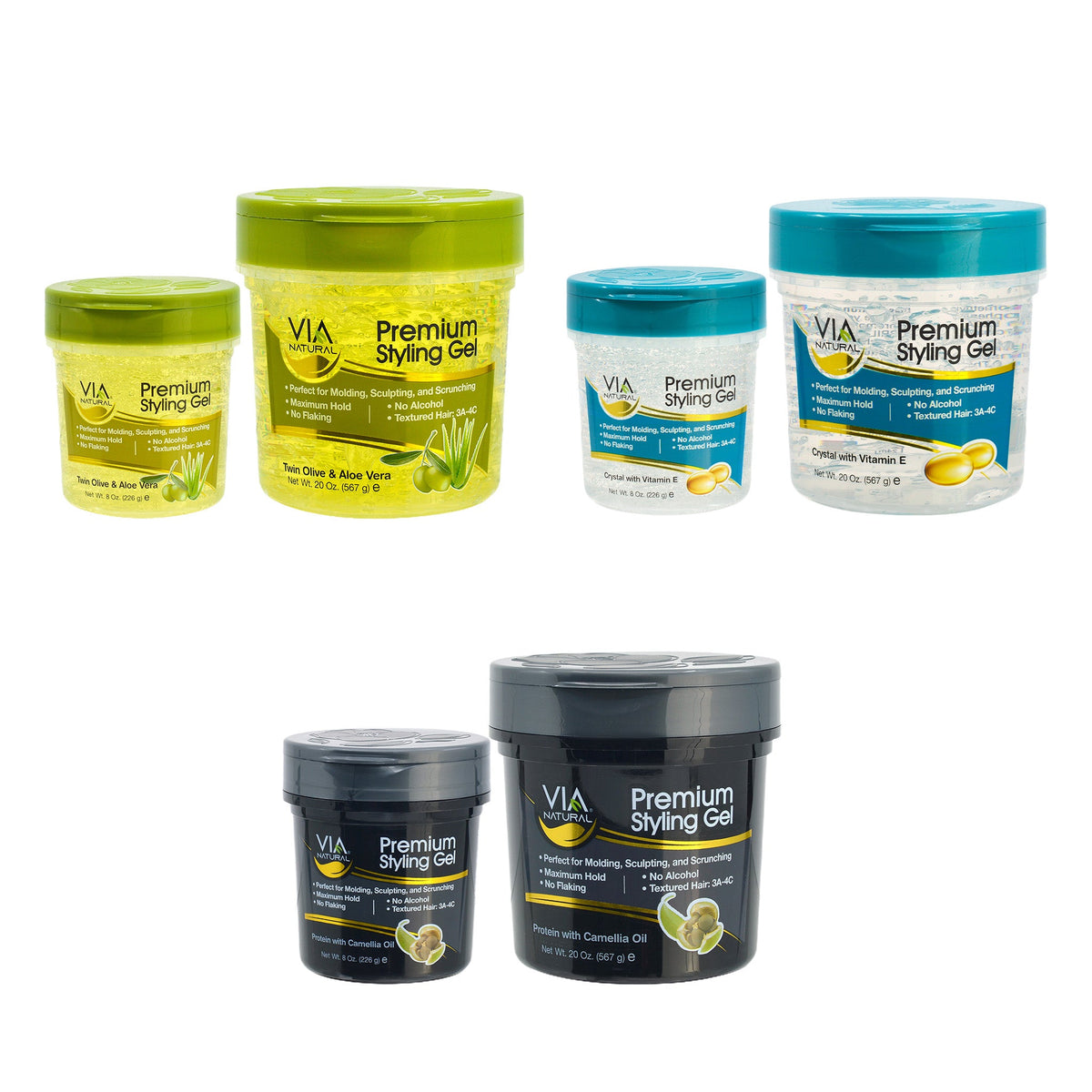 VIA NATURAL Premium Styling Gel