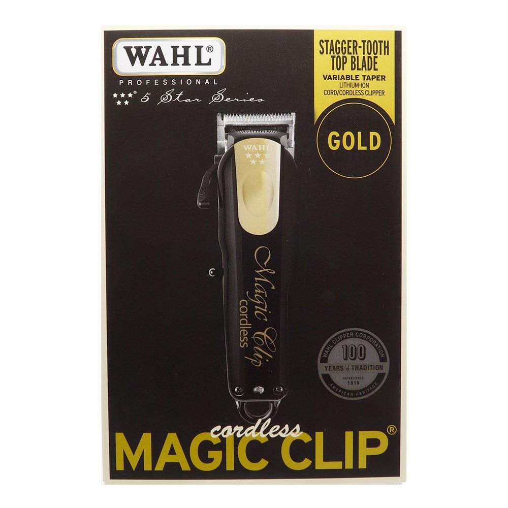 WAHL 5 Star Lithium Cordless MAGIC CLIP Clipper [Gold}