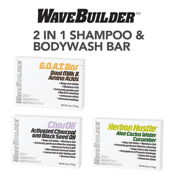 WAVEBUILDER 2 In 1 Shampoo & Bodywash Bar