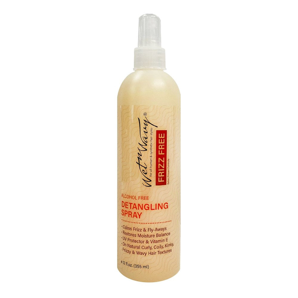 WET N WAVY Frizz Free Detangling Spray (12oz)