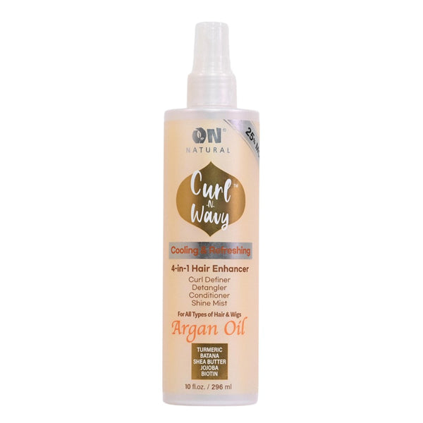 ON NATURAL Curl & Wavy Argan Oil 4 In 1 Hair Enhancer