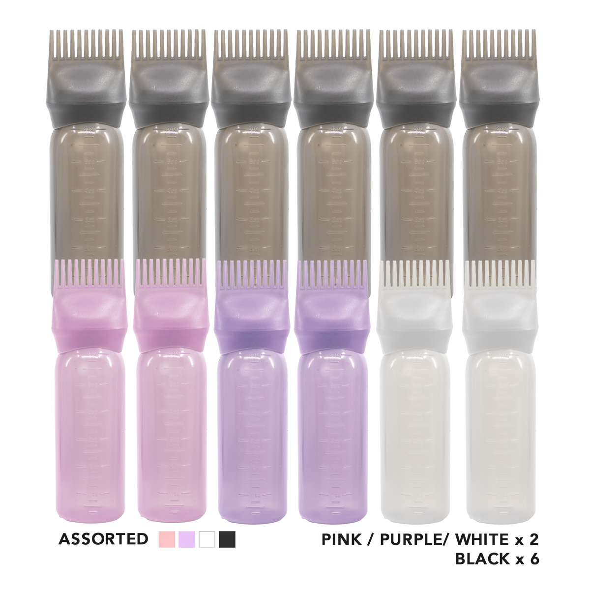 Kim & C Root Comb Application Bottle [160ml X 12] - Assorted