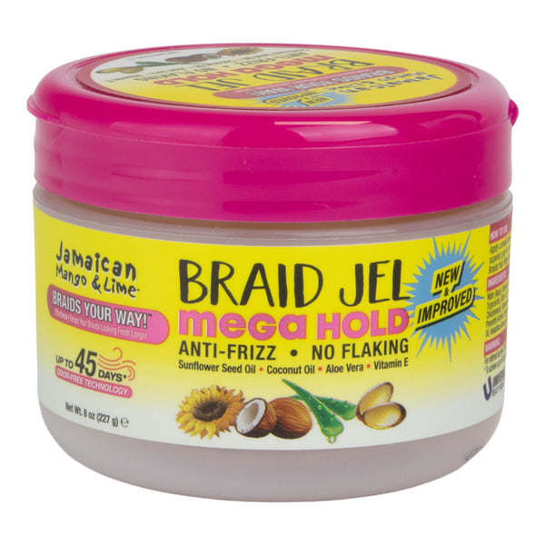 JAMAICAN MANGO & LIME Braids Your Way Braid Jel (8oz)