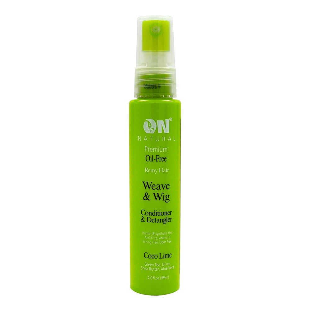 ON NATURAL Weave & Wig Conditioner & Detangler - Coco Lime (2oz)