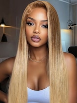 👑 Sienna – The Honey Blonde Body Wave Wig (Glueless & Pre-Bleached!)