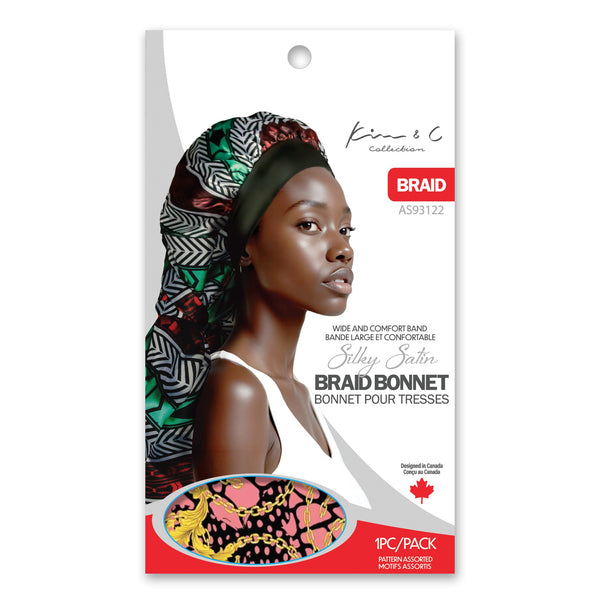 KIM & C Silky Satin Braid Bonnet