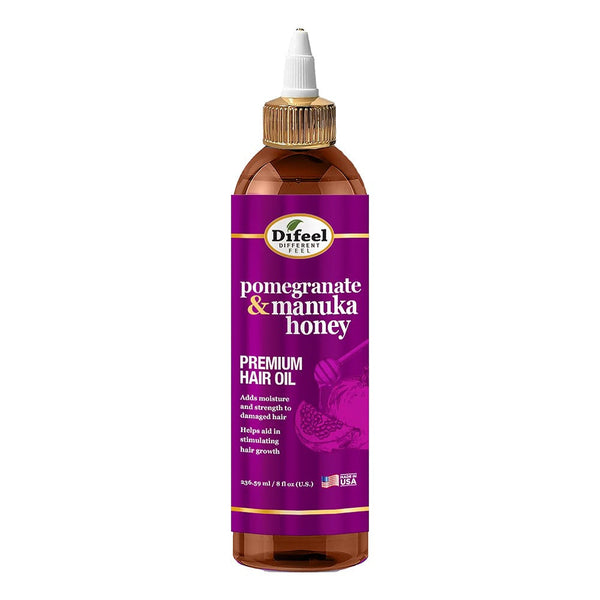 Difeel(Sunflower)  Pomegranate & Manuka Honey Premium Hair Oil (8oz)