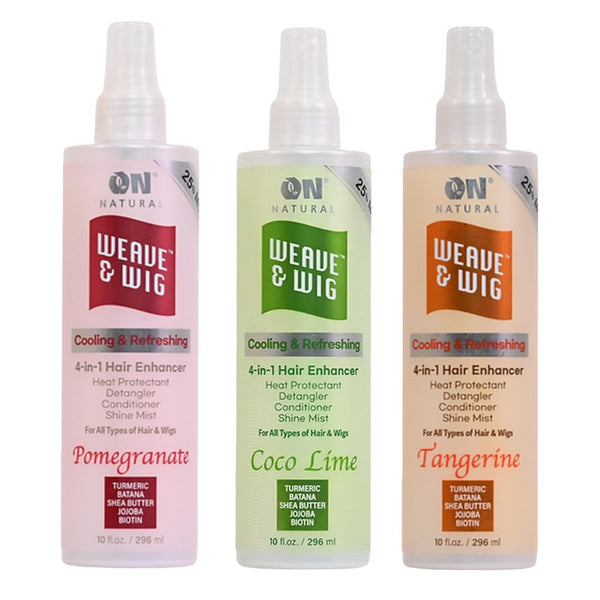ON NATURAL Weave & Wig 4 In 1 Hair Enhancer Heat Protectant Detangler & Conditioner