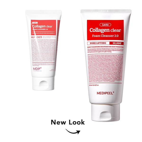 MEDIPEEL+(MDP+) Red Lacto Collagen Clear Foam Cleanser 2.0 (120ml)