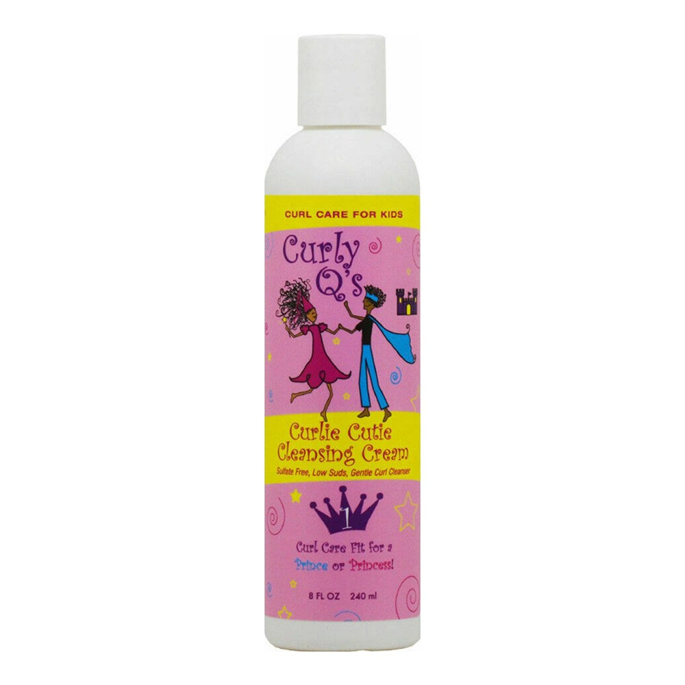 CURLS Curly Q Curlie Cutie Cleansing Cream - Sulfate Free Cleanser (8oz)