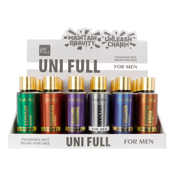 COLG VITA Fragrance Mist For Men (250ml, 6 Flavors X 4 Each)
