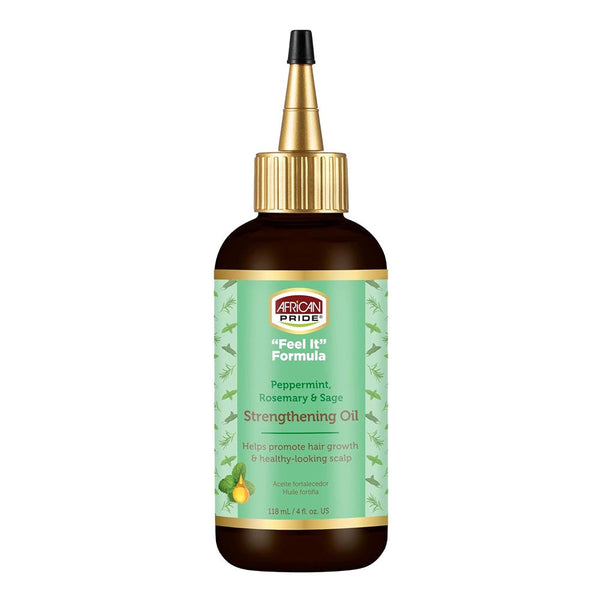 AFRICAN PRIDE Peppermint, Rosemary & Sage Strengthening Oil (4oz)